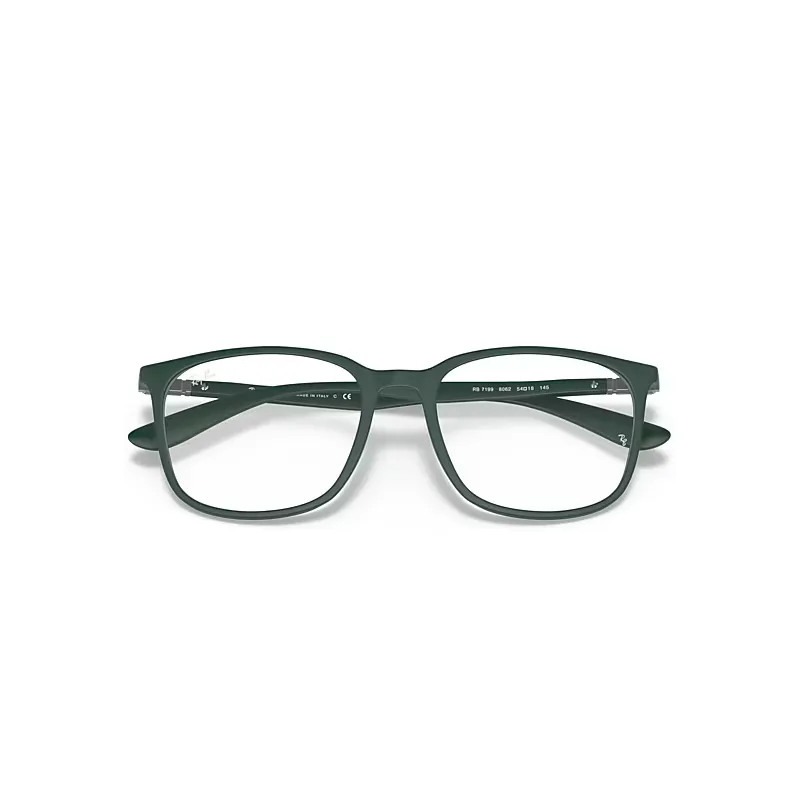 Rb7199 Optics Liteforce Eyeglasses Green Frame Clear Lenses by Ray-Ban