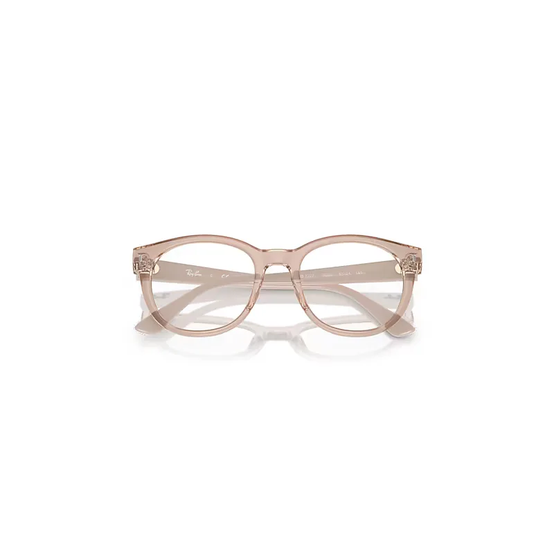 Rb7227 Optics Eyeglasses Alabaster Frame Clear Lenses Polarized by Ray-Ban