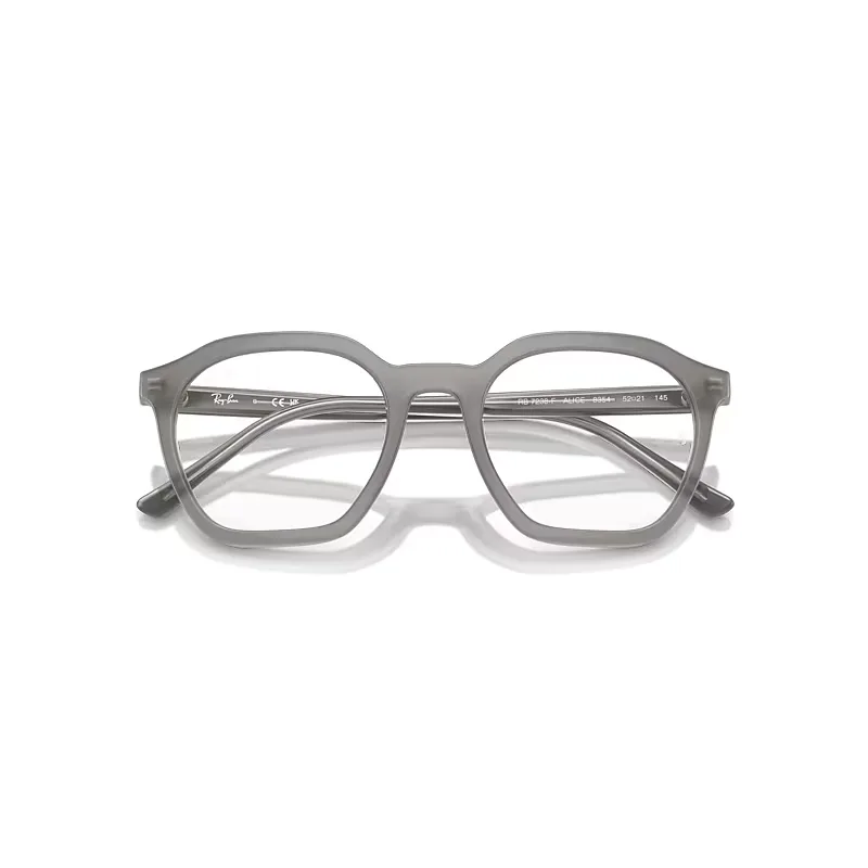 Alice Optics Eyeglasses Black Frame Clear Lenses Polarized by Ray-Ban