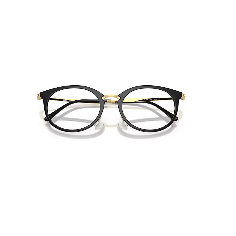 Rb7255 Optics Eyeglasses Arista Gold Frame Clear Lenses Polarized by Ray-Ban