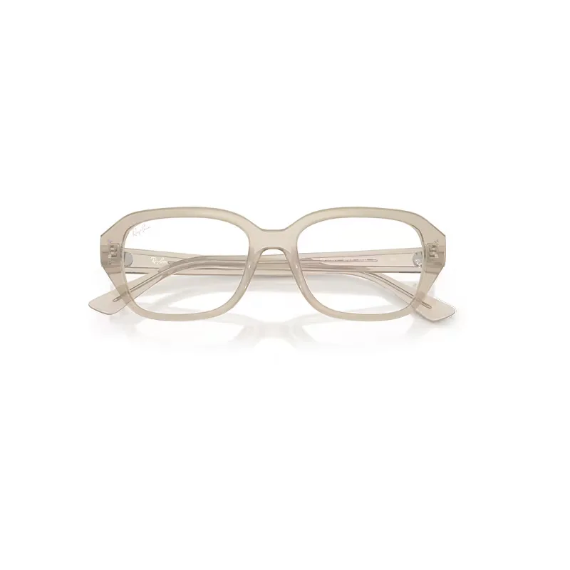 Shea Optics Bio-Based Eyeglasses Cloudy Warm White Frame Clear Lenses Polarized by Ray-Ban