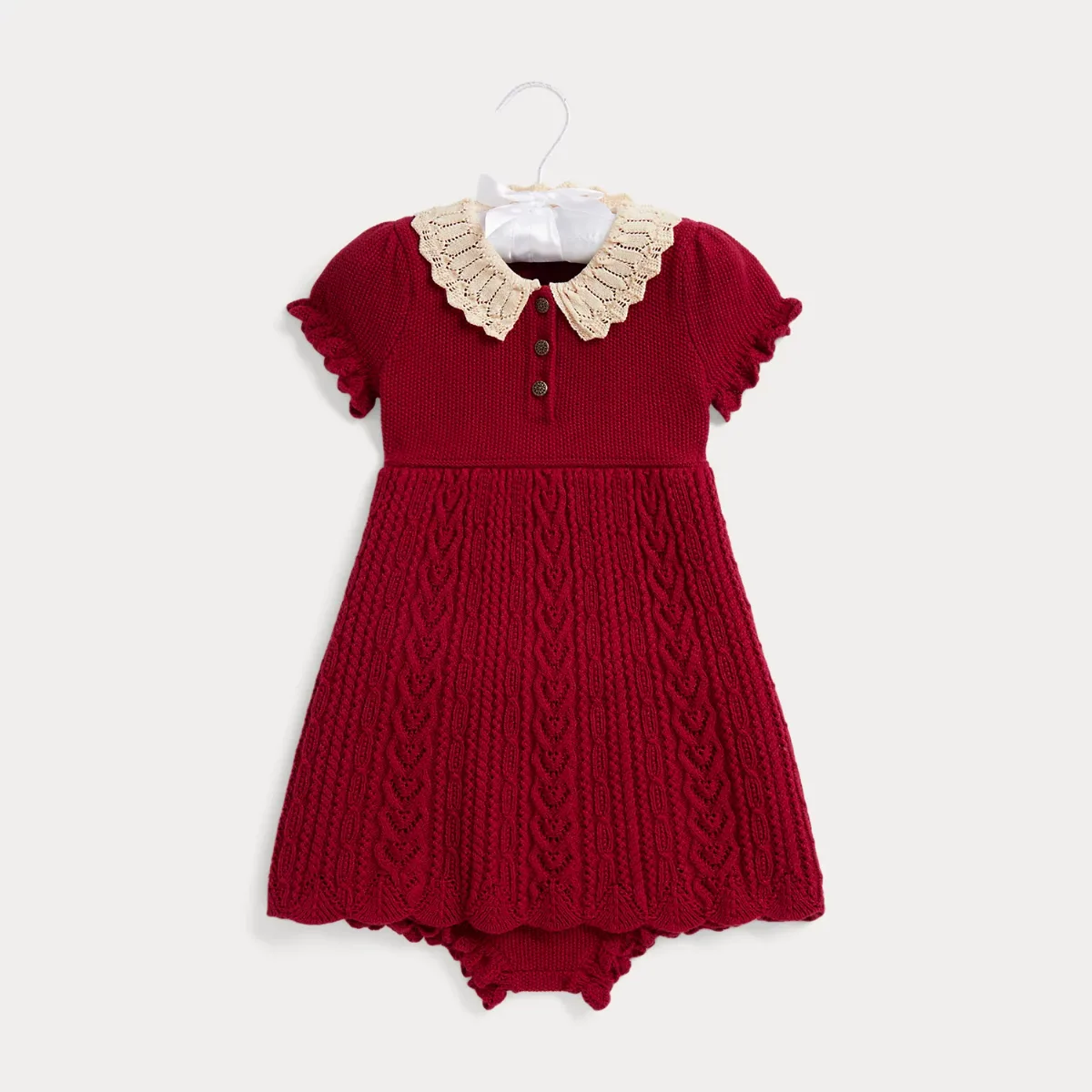 Pointelle Cotton-Blend Dress & Bloomer by Ralph Lauren