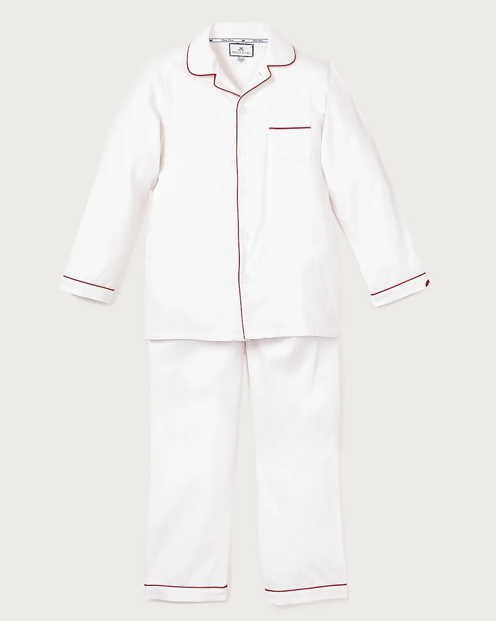 Petite Plume™ Kids' Pajama Set with Piping by J.Crew