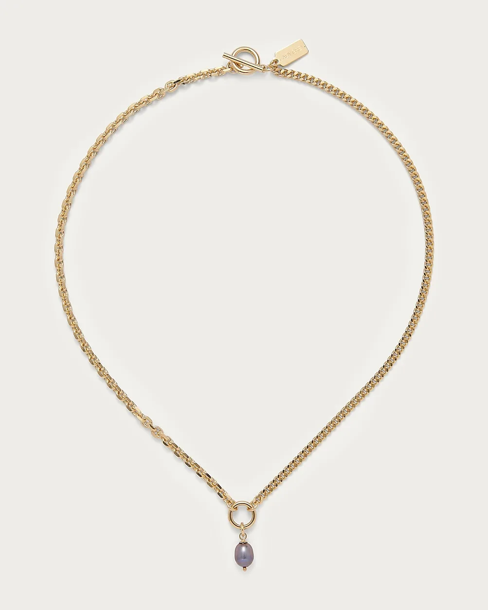 Lady Grey Duo Chain Necklace by J.Crew