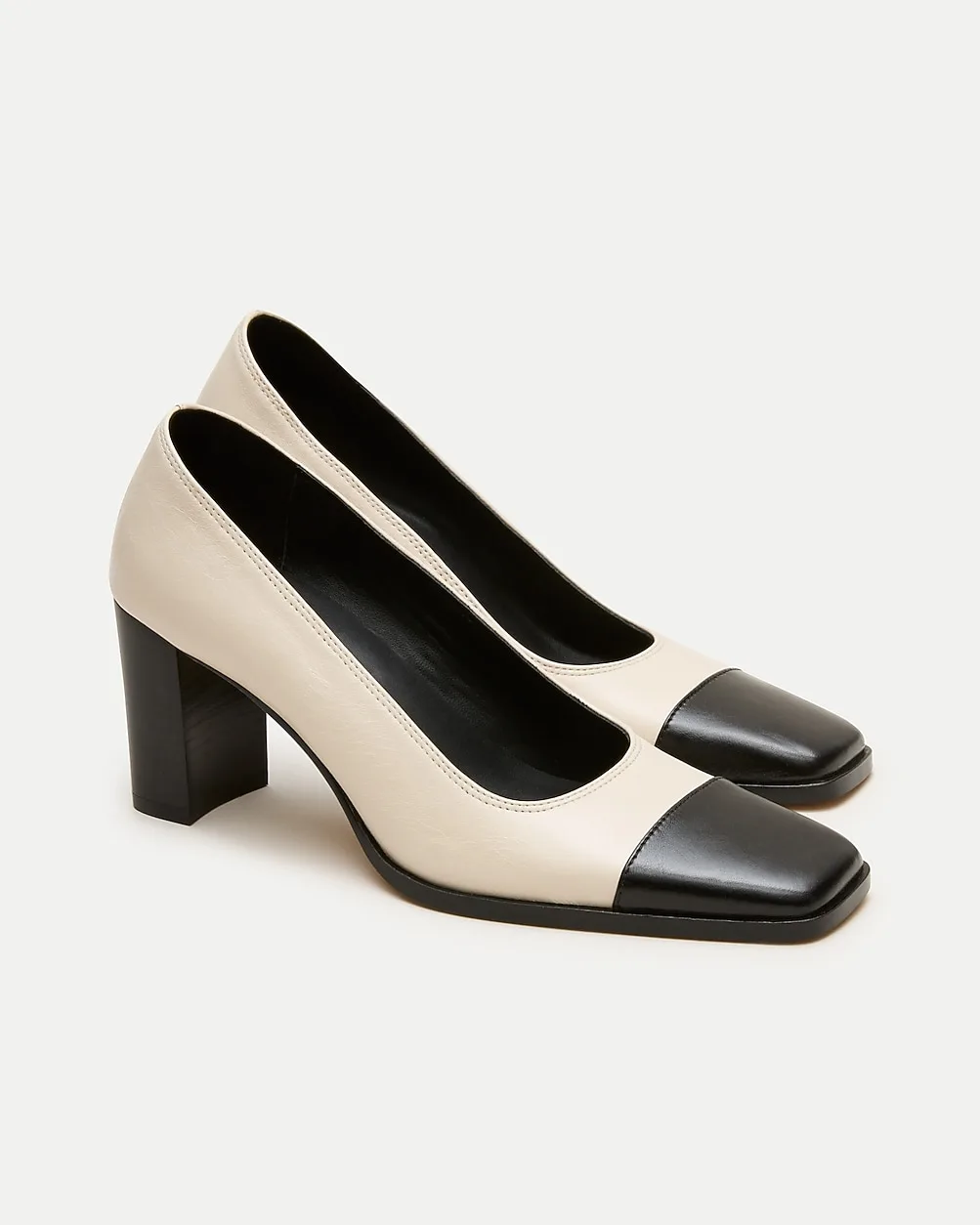 Ava Cap Toe Pumps in Leather by J.Crew