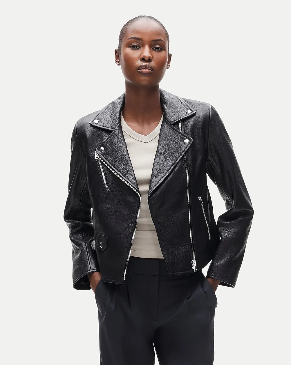 Collection Leather Moto Jacket by J.Crew