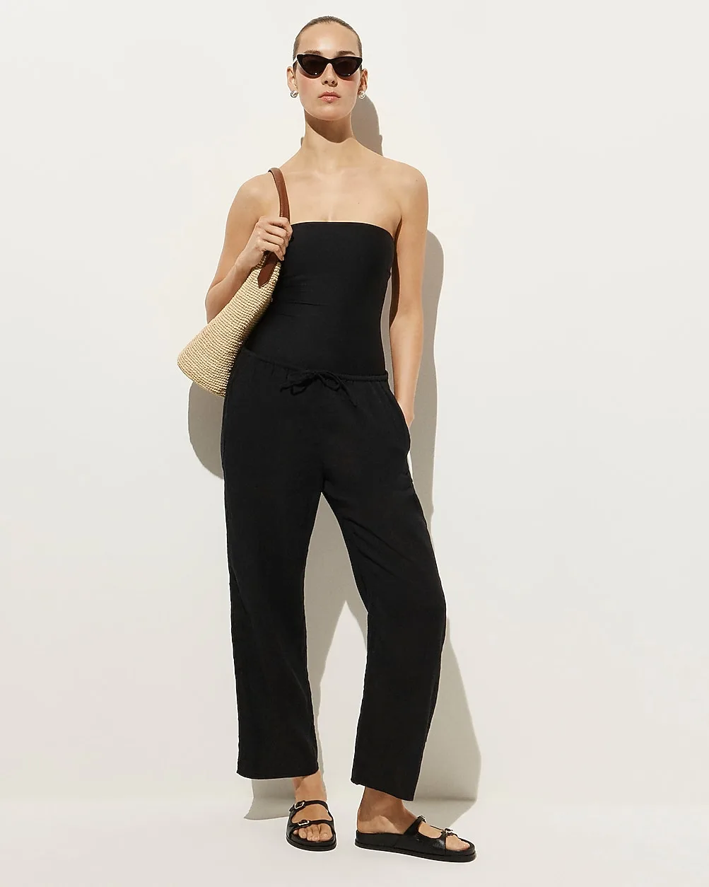 Beach Pant in Hampton Linen-Blend by J.Crew