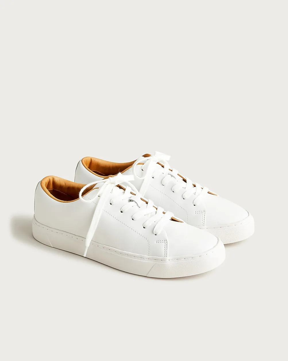 Court Sneakers in Leather by J.Crew
