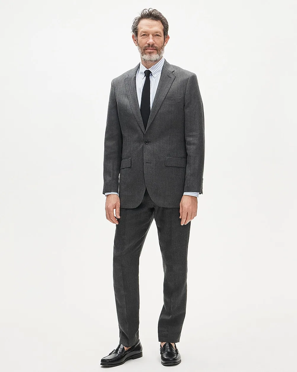 Ludlow Slim-Fit Suit Jacket in English Wool-Linen Blend