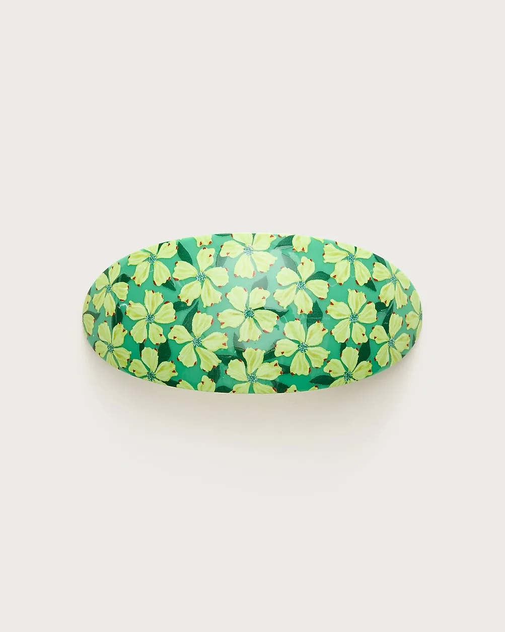 Bandana-Print Oval Hair Clip by J.Crew