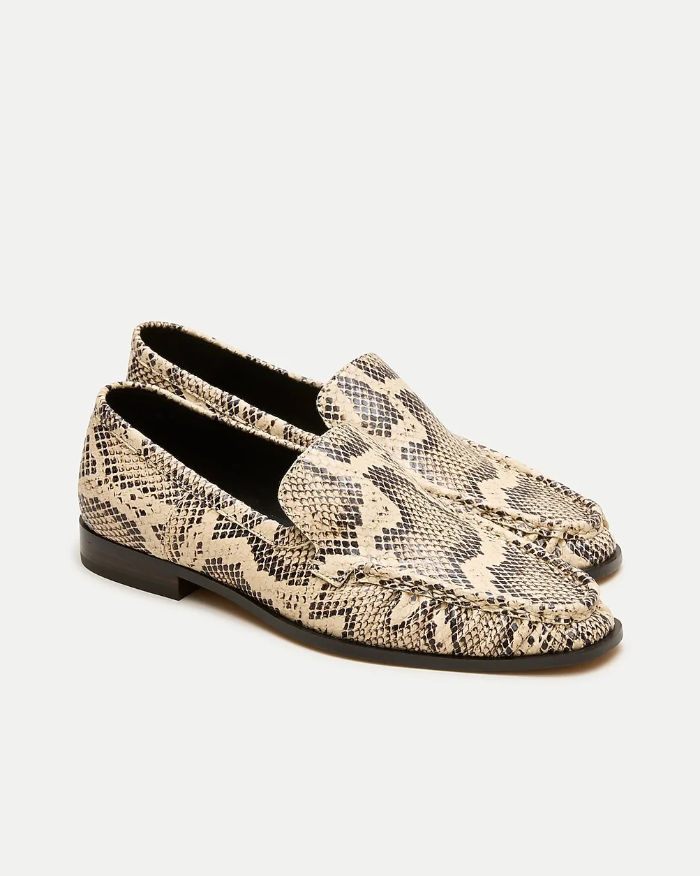 Classic Loafers in Snake-Embossed Leather by J.Crew