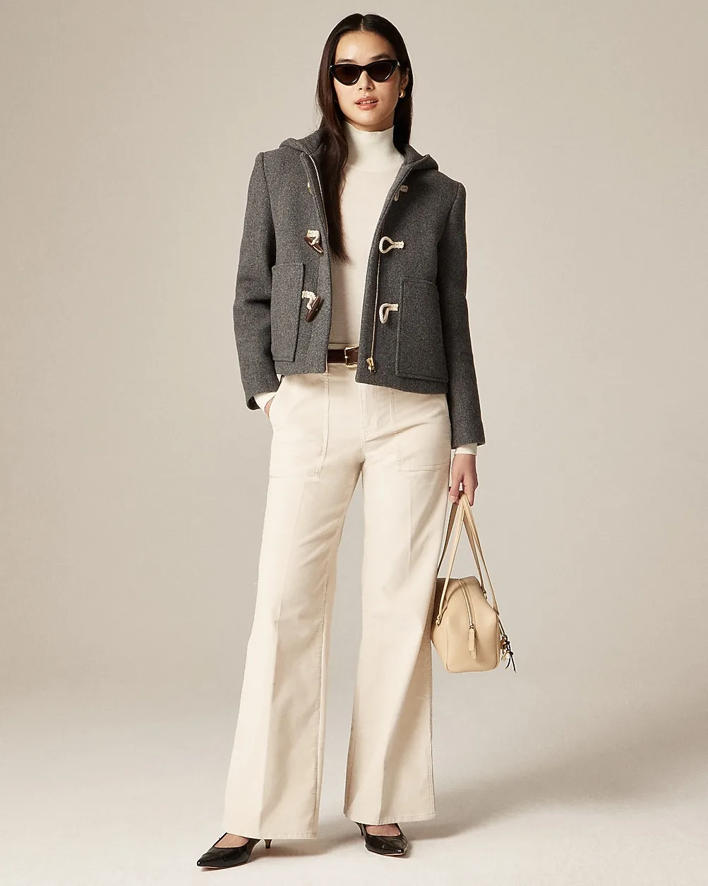 Camp-Pocket Wide-Leg Pant in Stretch Corduroy by J.Crew