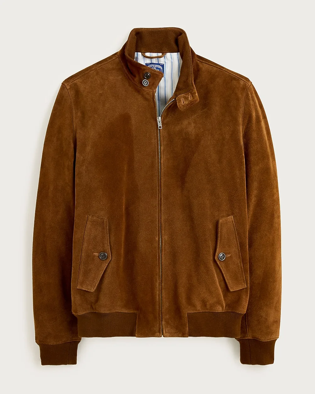 Harrington Jacket in Italian Suede