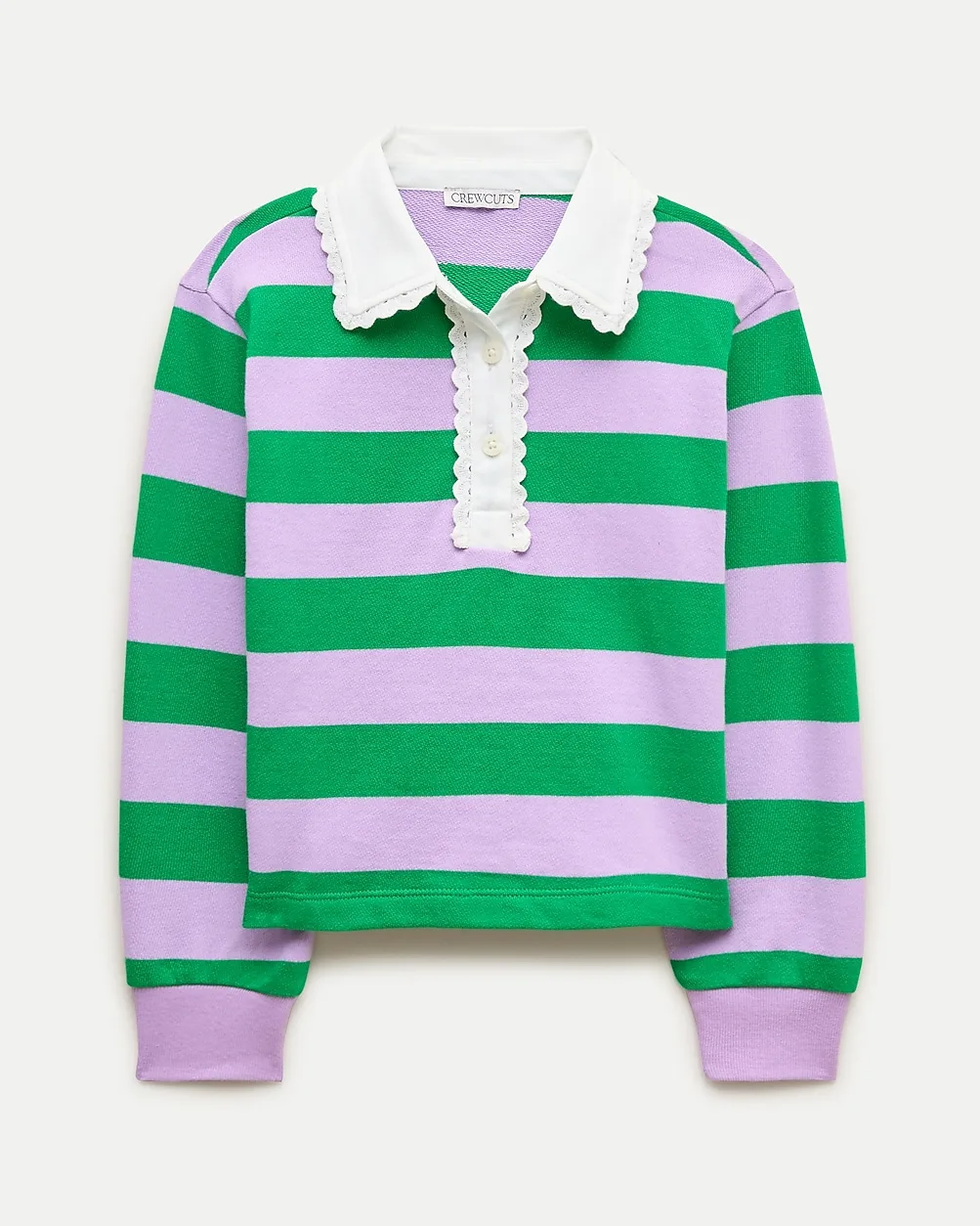 Scallop-Collar Rugby Sweatshirt by J.Crew