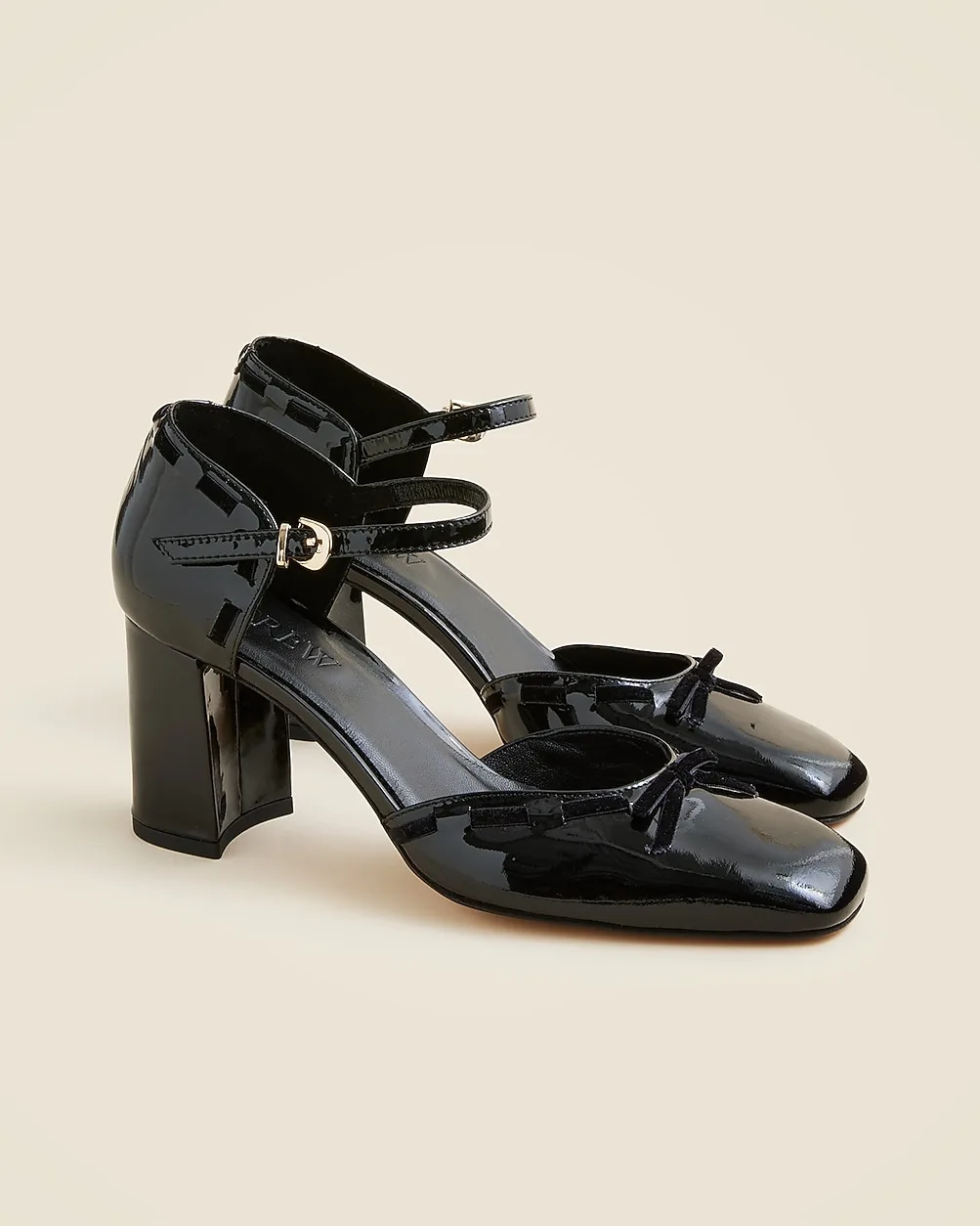 Maisie Bow Heels in Patent Leather by J.Crew