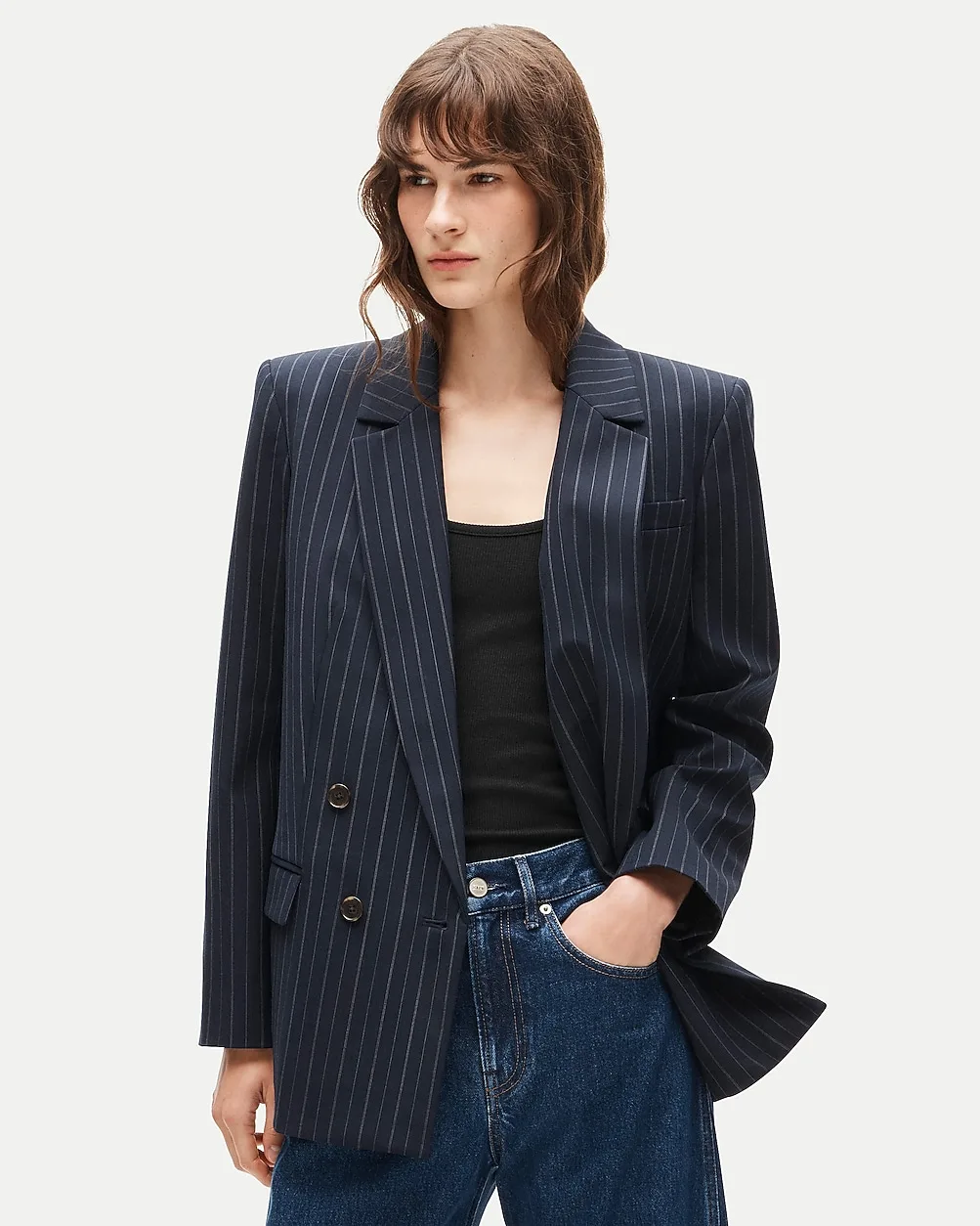 Agnes Blazer in Lightspun Wool Blend