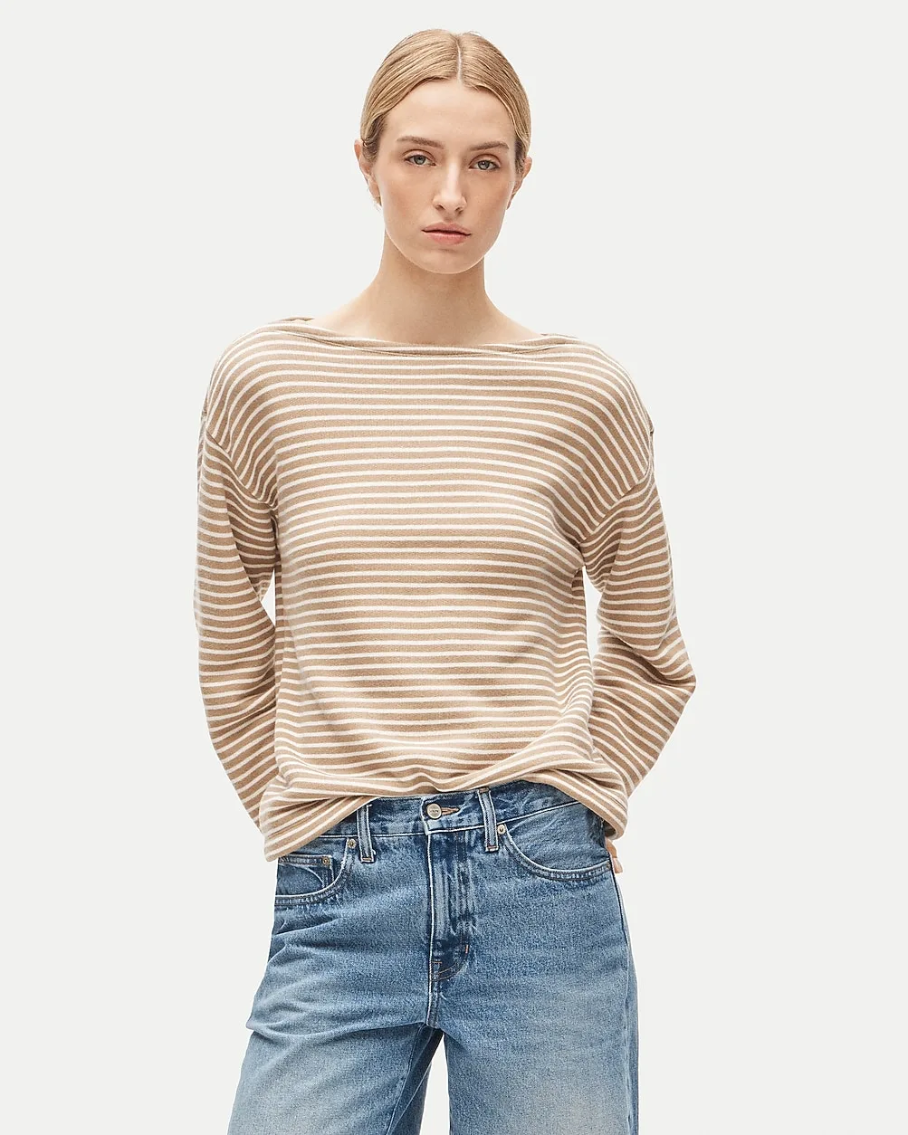 Heritage Terry Boatneck Sweatshirt by J.Crew