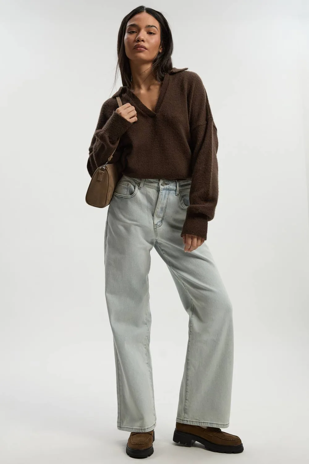 Comfort Stretch High Waist Straight Leg Jean - Denim/Polyurethane