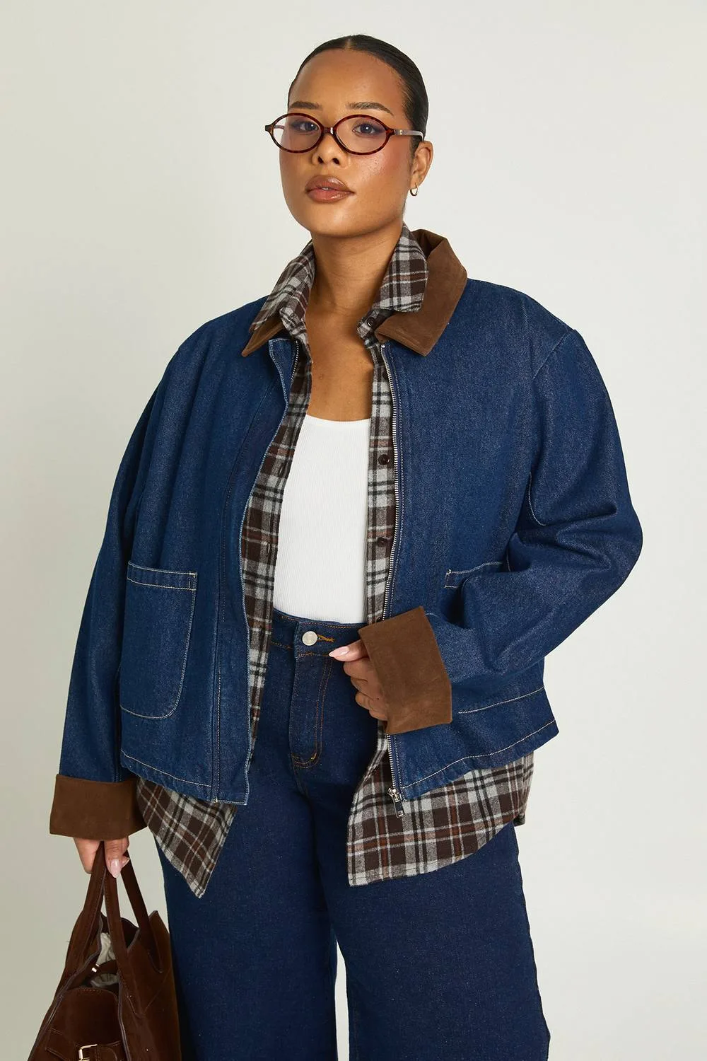 Denim Barn Jacket by boohoo