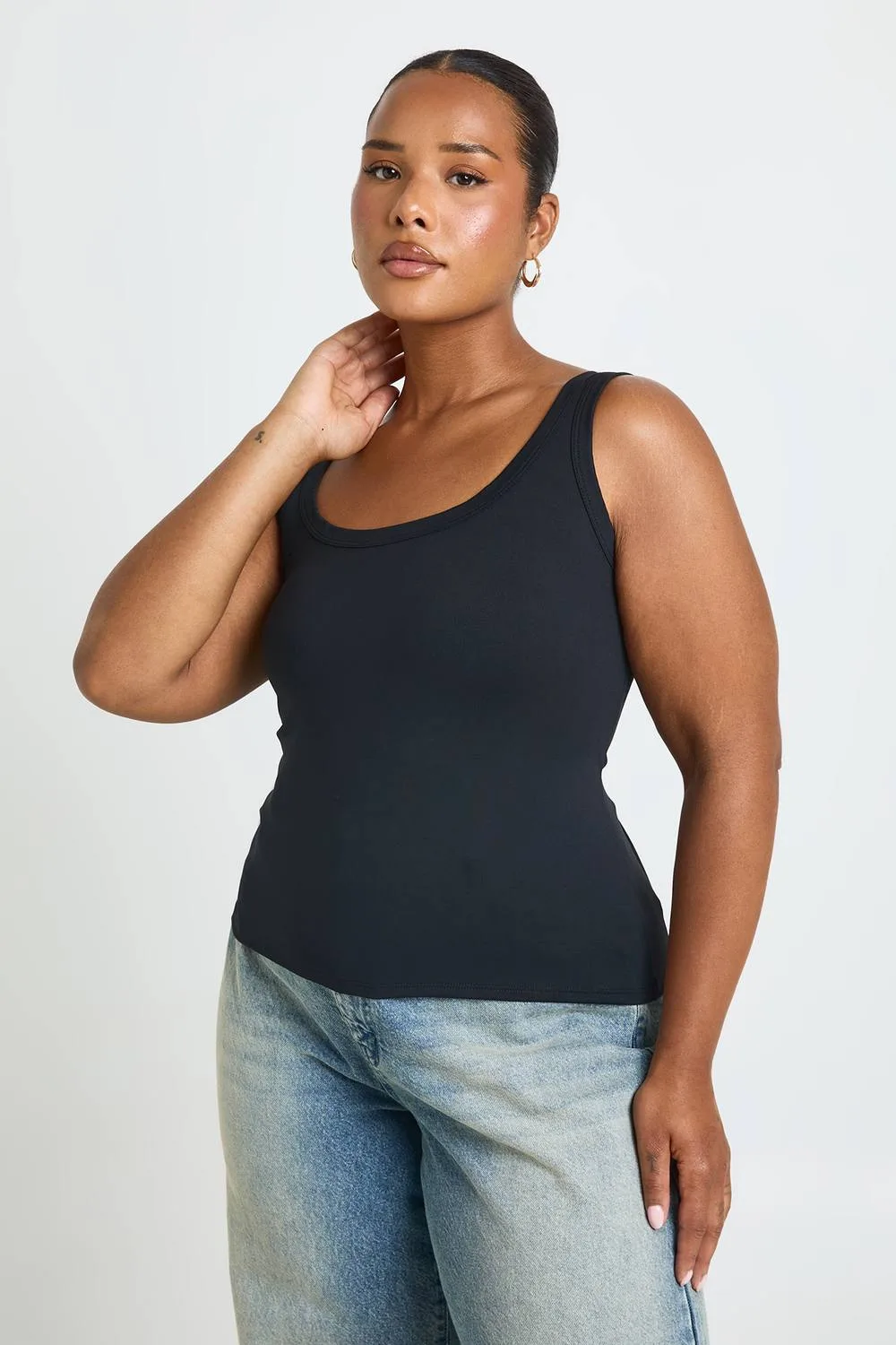Super Soft Touch Vest - Polyurethane by boohoo