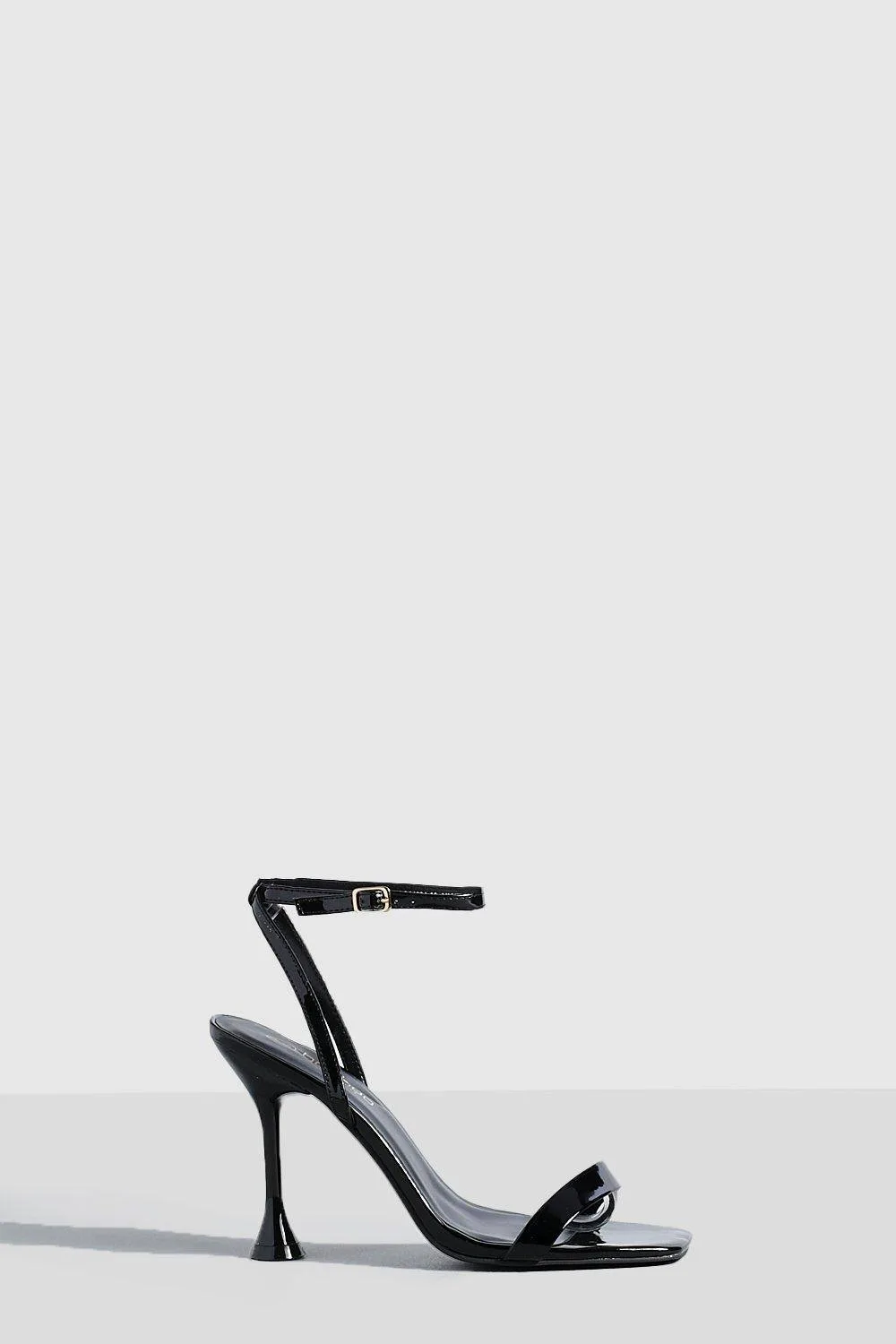 Wide Fit Flared 2 Part Barely There Heel