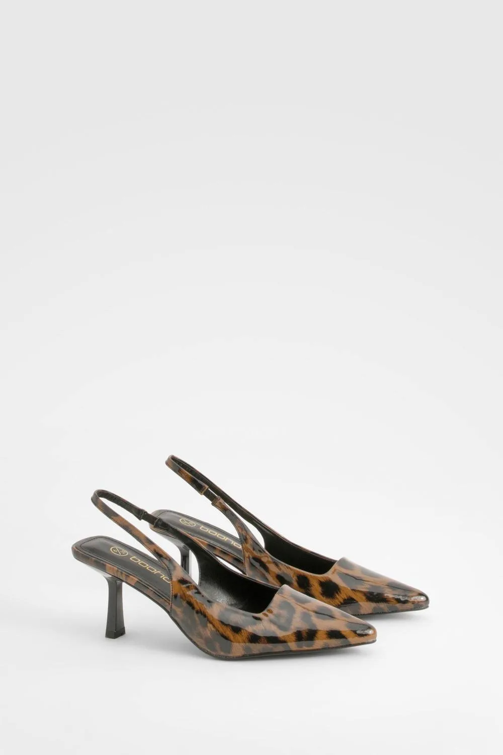 Low Stiletto Slingback Court Shoes by boohoo