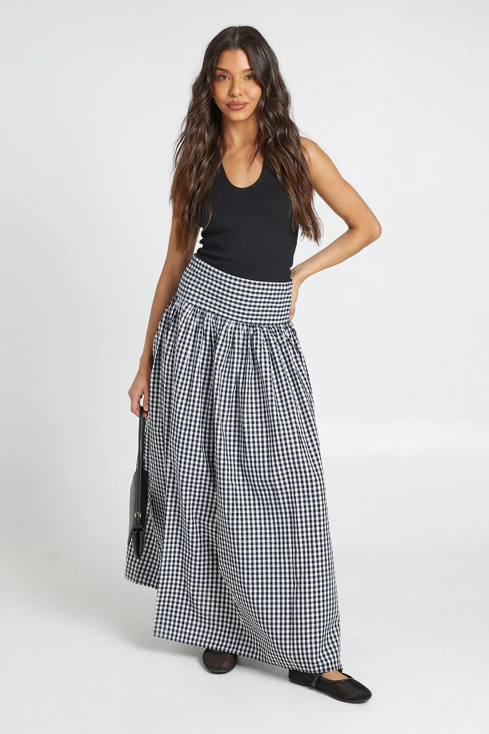 Rib Thick Binding Halter Neck Vest by boohoo