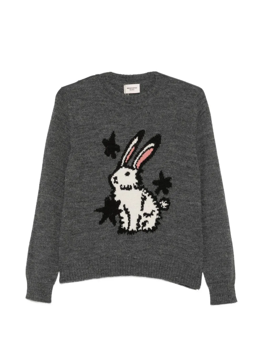 Nitra Rabbit-Intarsia Knitted Sweater by Weekend Max Mara