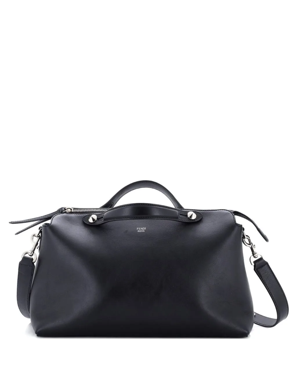 By the Way Calfskin Large Satchel by Fendi Pre-Owned