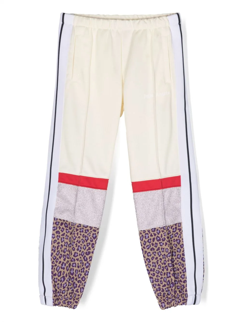 Colour-Block Cotton Track Pants by Palm Angels Kids