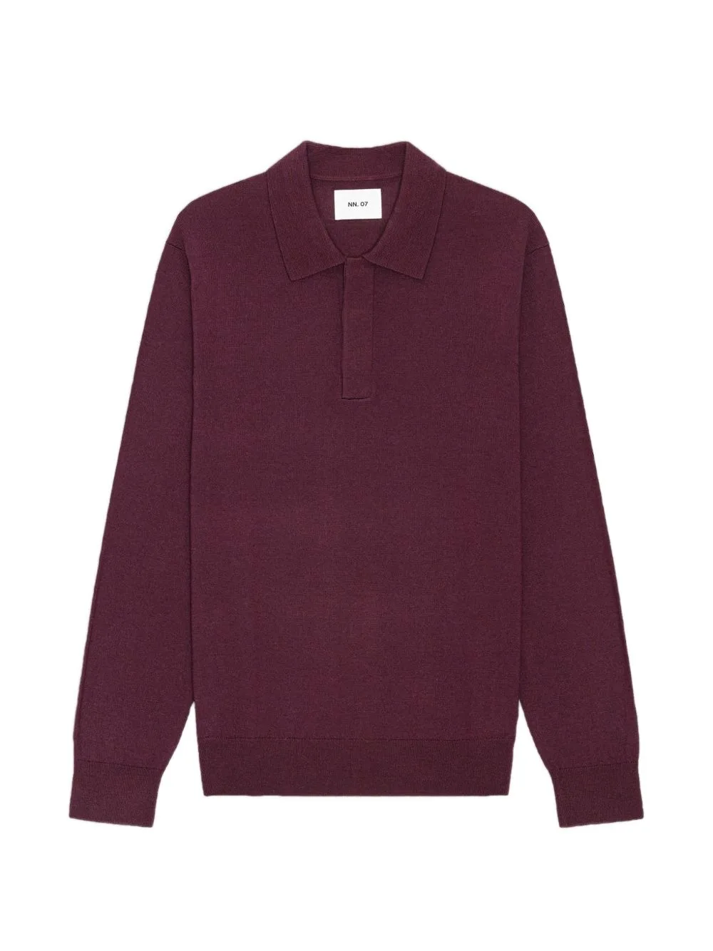 Emerson Mouline-Knit Polo Sweater