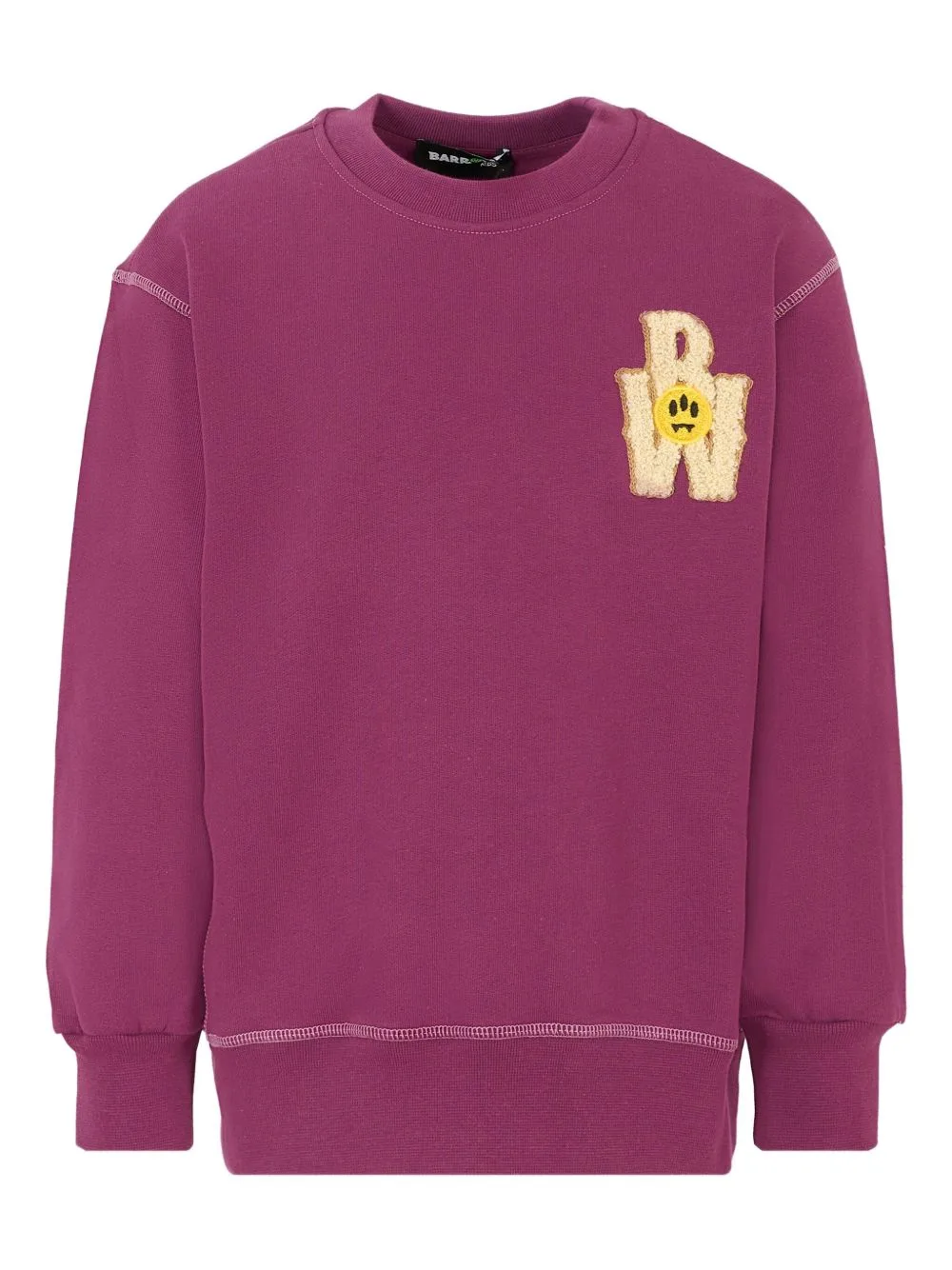 Teddy-Print Crew-Neck Sweatshirt by Barrow kids