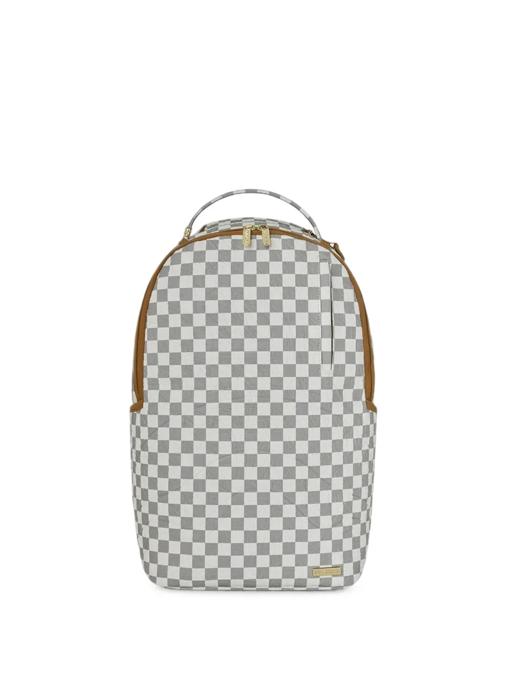The Private Jet Shark Club-High Altitude Embossed Checkered Backpack by Sprayground
