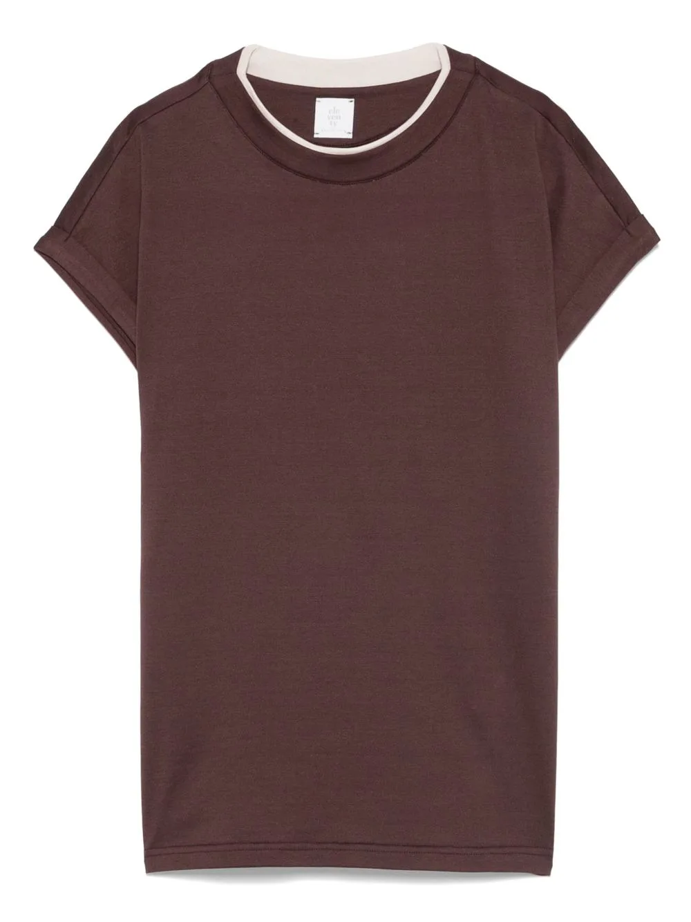 Crew-Neck Cotton T-Shirt by Eleventy