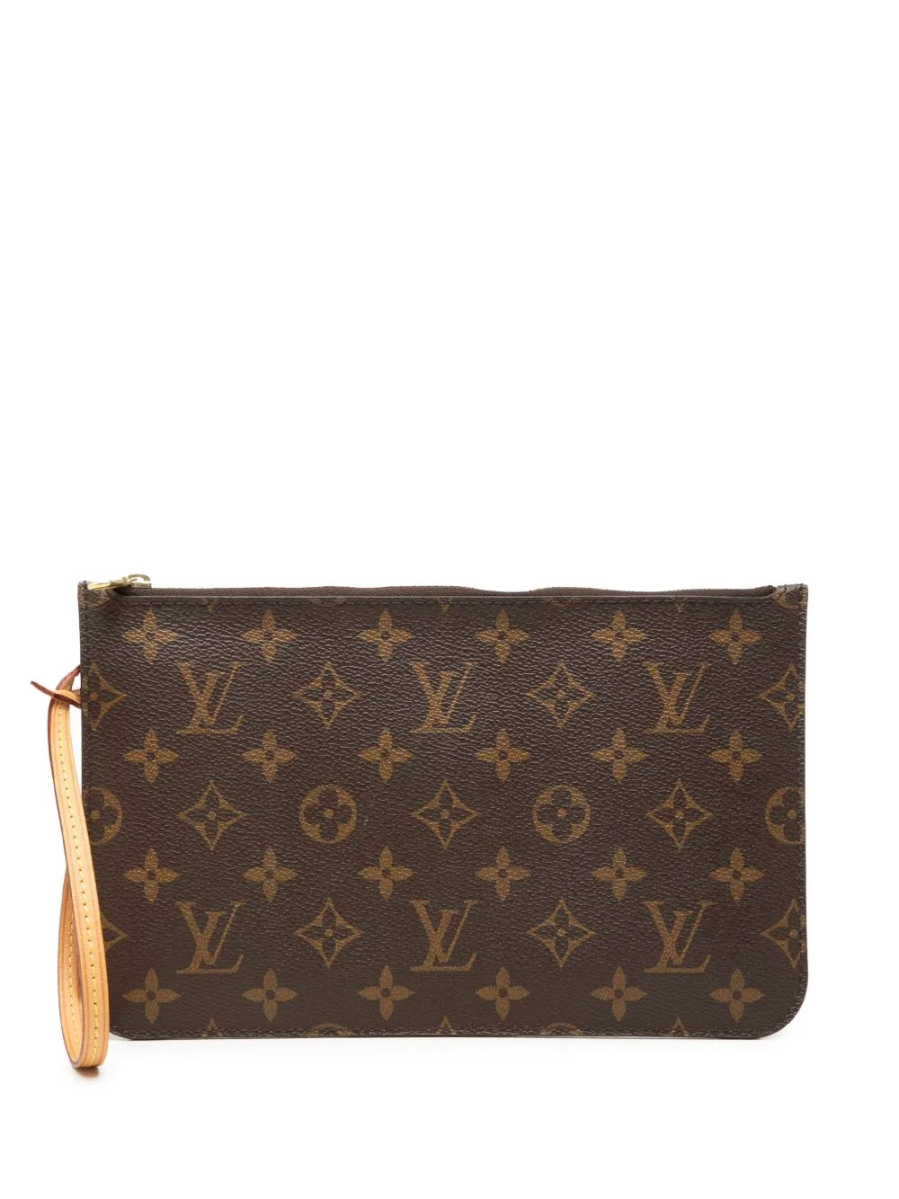 2018 Monogram Neverfull mm Pouch by Louis Vuitton Pre-Owned