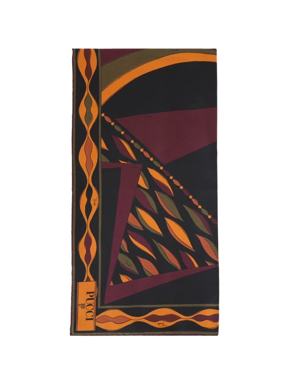 Geometric-Print Scarf by PUCCI