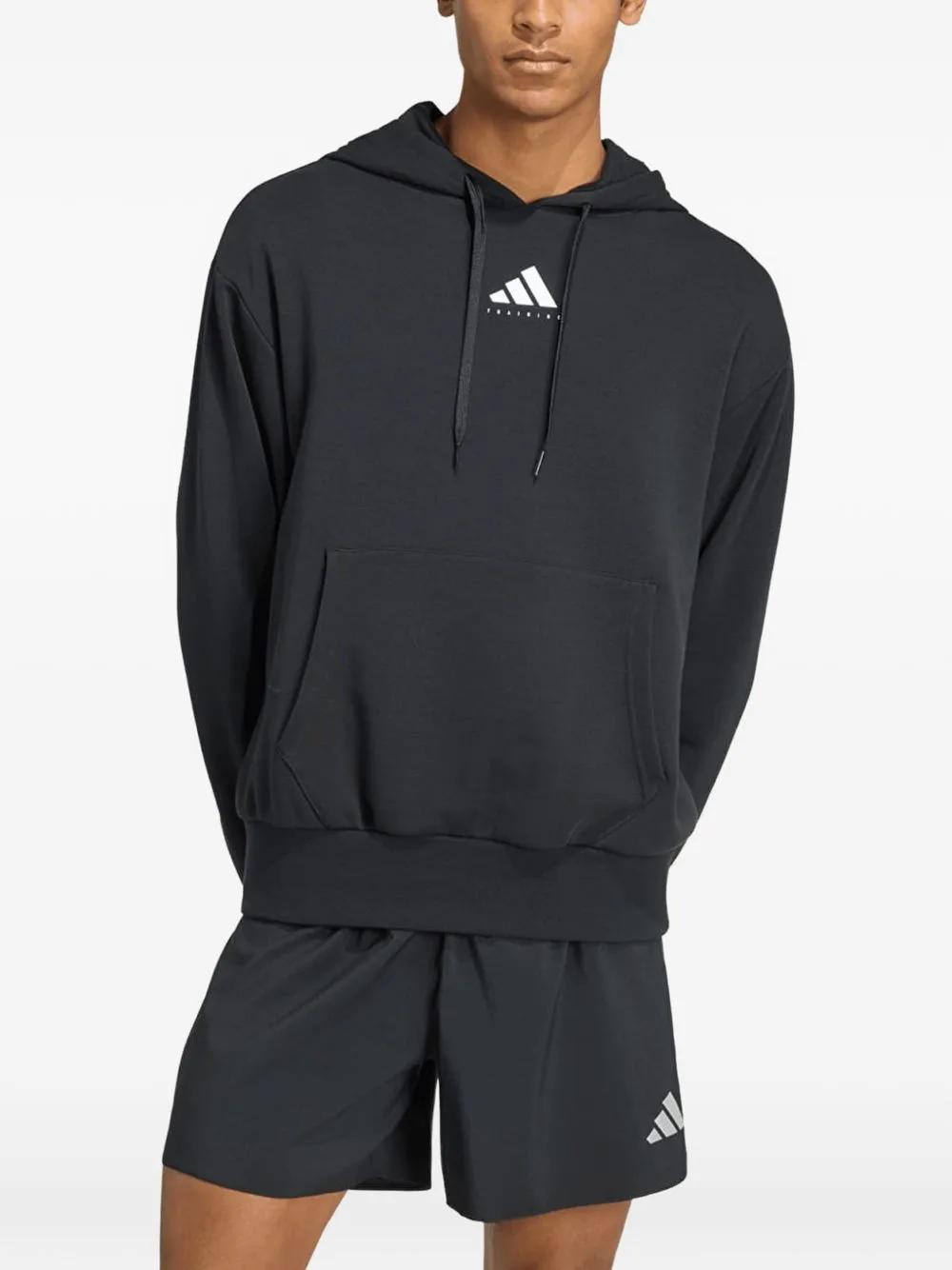 Graphic-Print Drawstring Hoodie by adidas