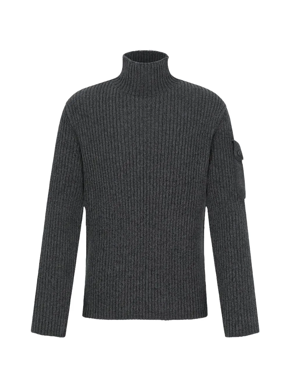 Ribbed Velvet-Knit Sweater by Amomento