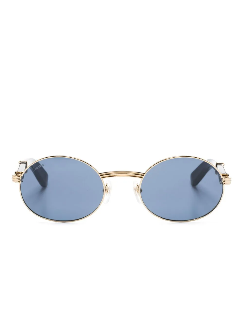 Première De Cartier Oval-Frame Sunglasses by Cartier Eyewear