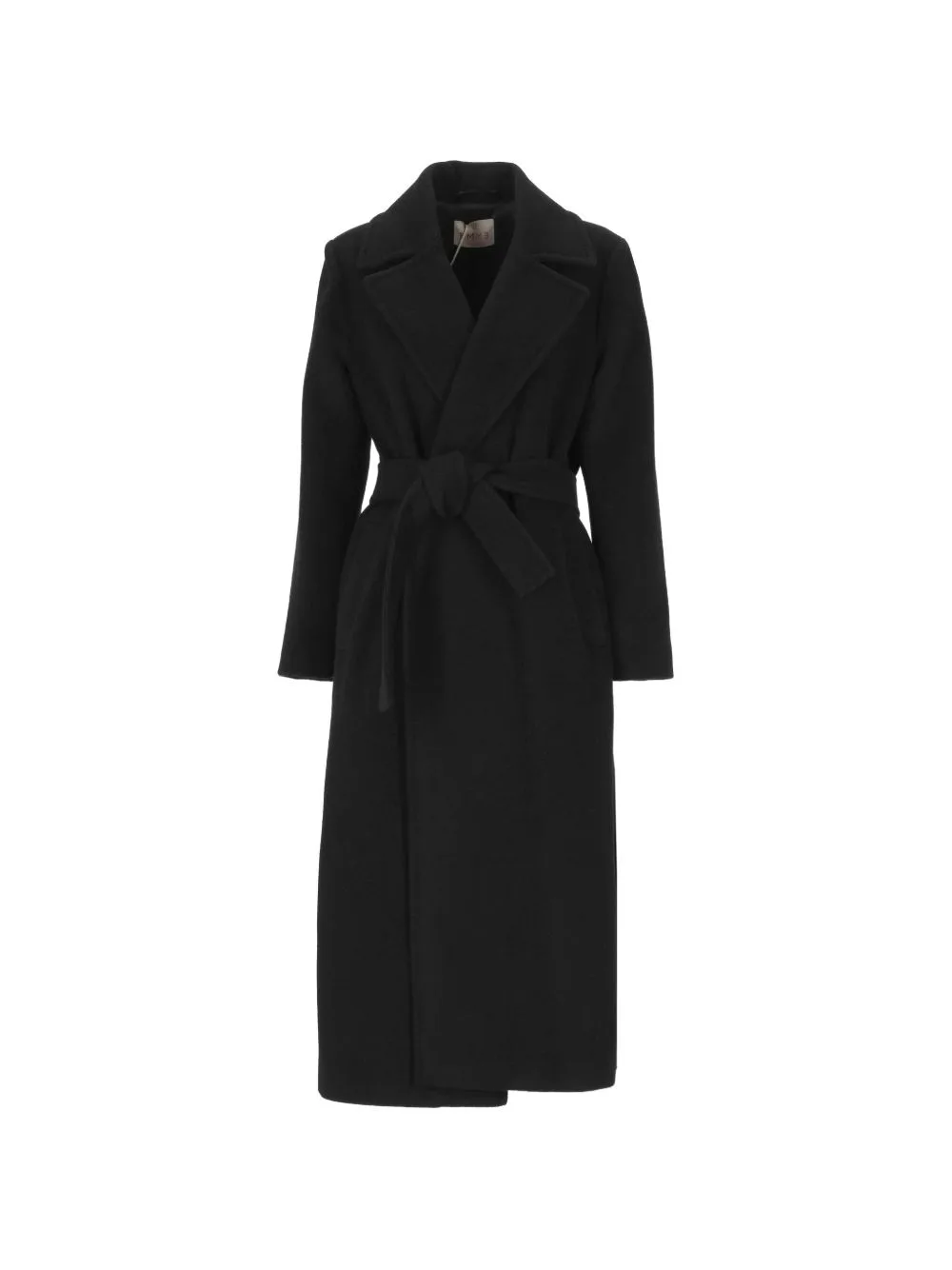 Belted Notch-Lapels Coat by Marella