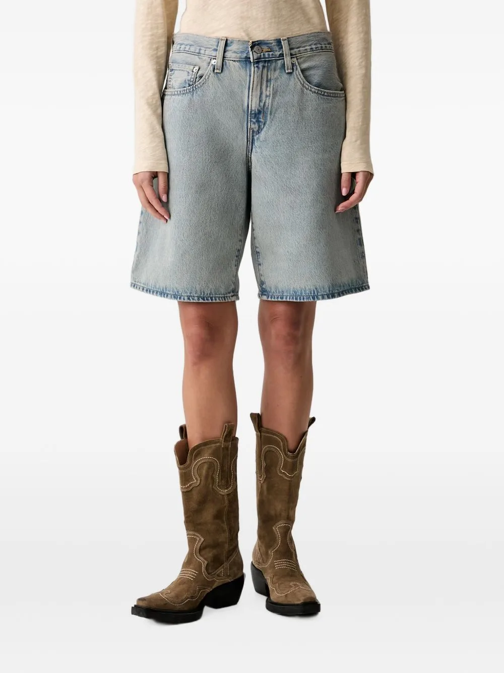 Washed Denim Shorts by Levi's