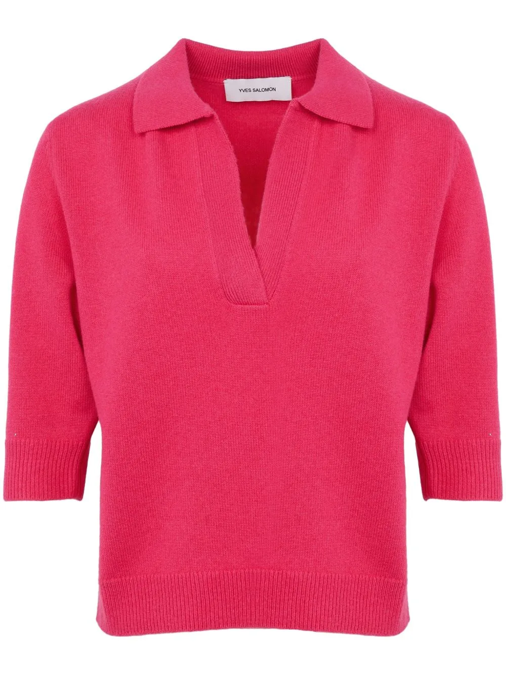Knitted Polo Shirt by Yves Salomon