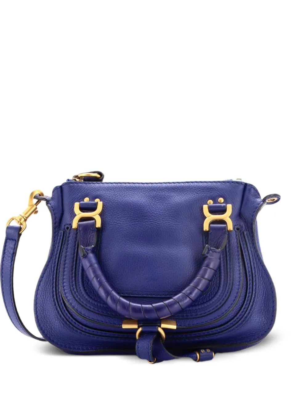 Marcie Satchel Leather Baby Crossbody Bag by Chloé Pre-Owned