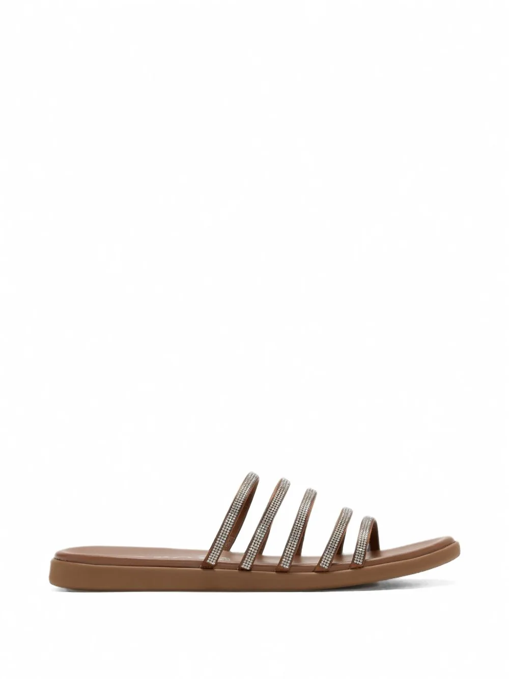 Prudie Crystal-Embellished Flat Sandals by Pedro Garcia