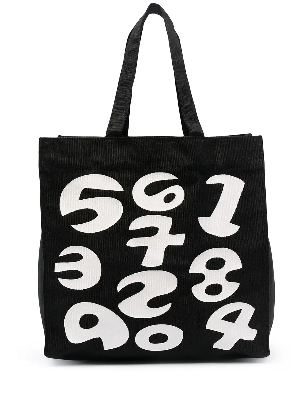Numbers-Print Tote Bag by 10 CORSO COMO