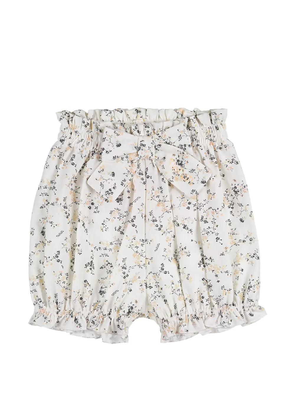 Floral-Print Bow-Detail Shorts by NANAN