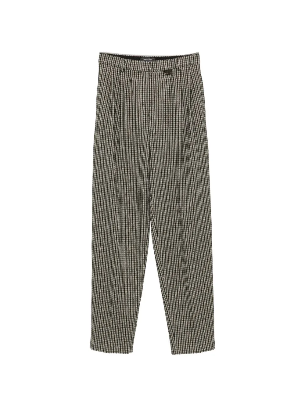 Check Pleated Trousers by Fabiana Filippi