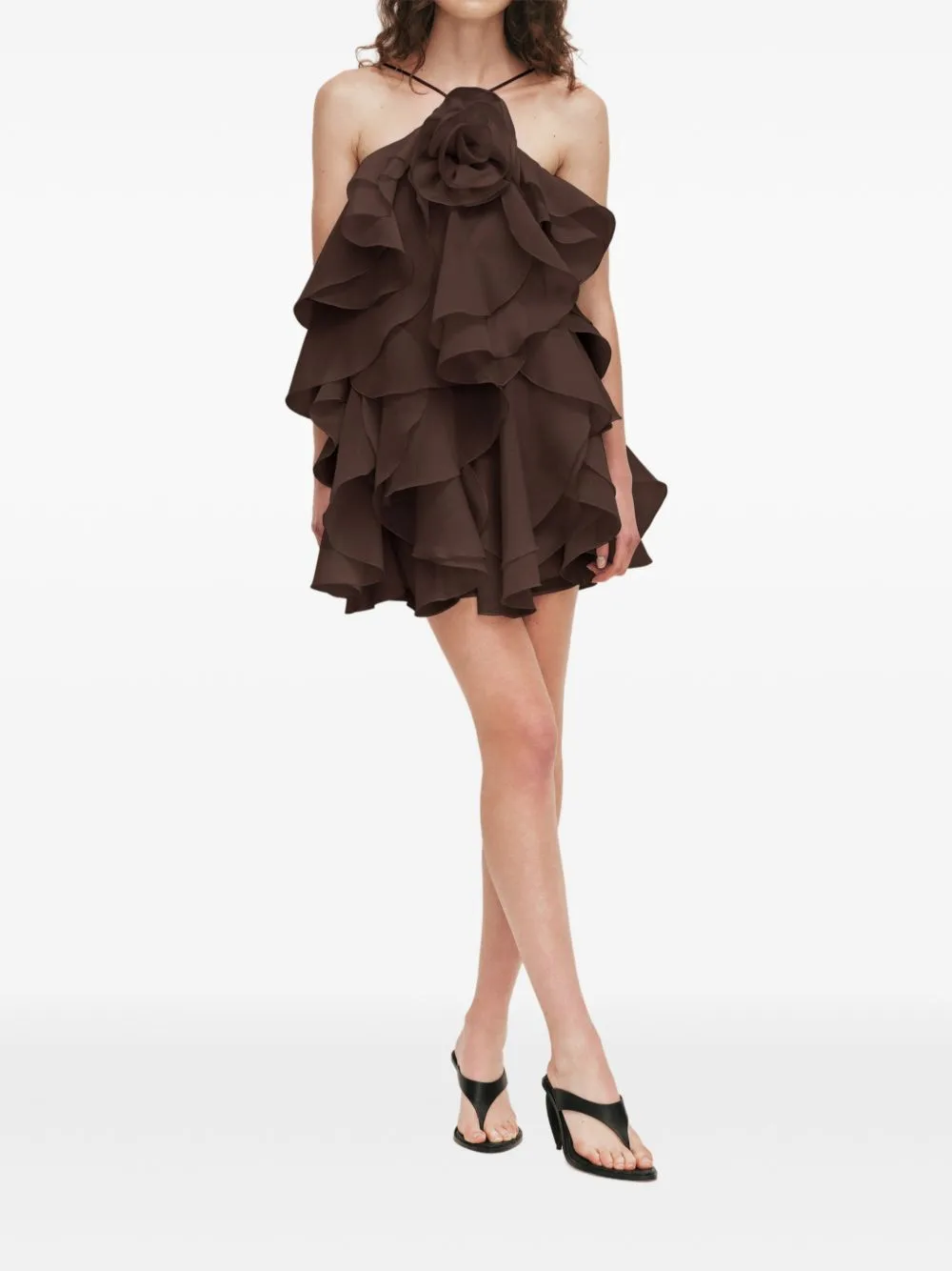 Pandorea Ruffled Mini Dress by Aje