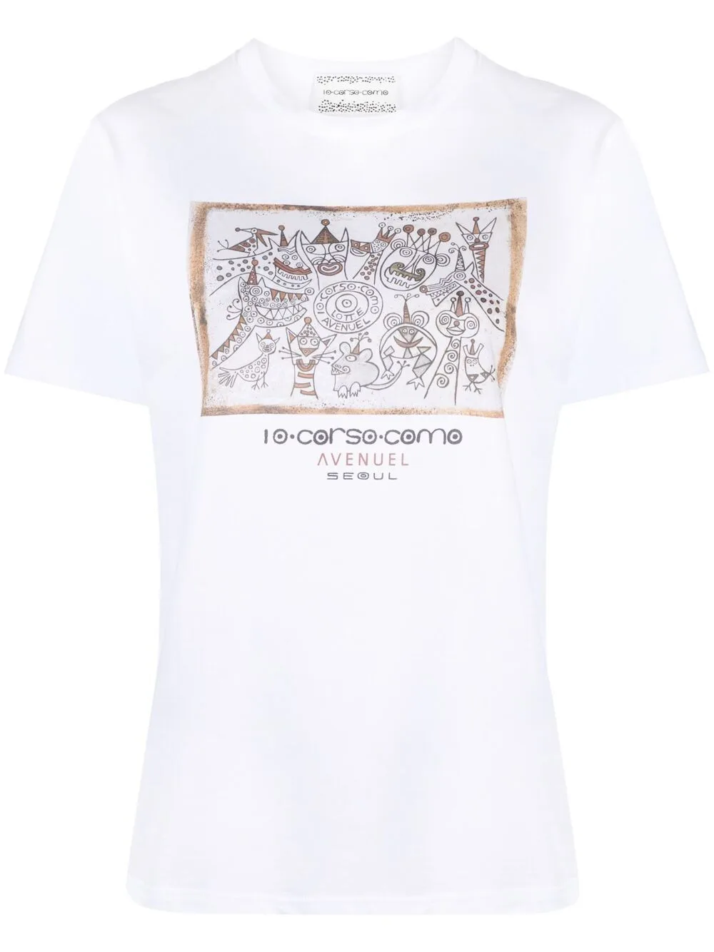 Seoul Shop Print T-Shirt by 10 CORSO COMO