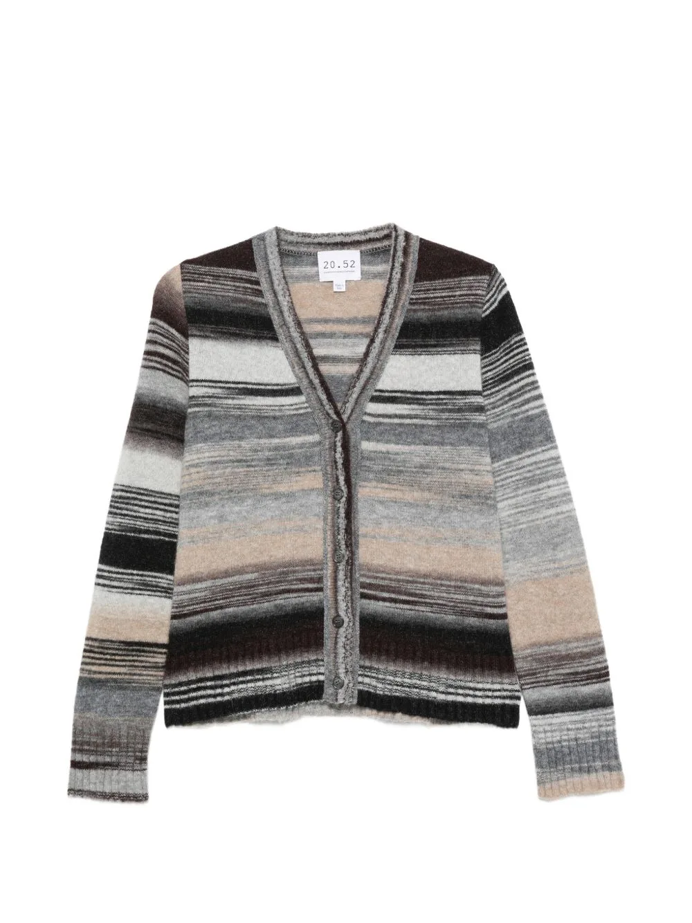 Degradé Striped Cardigan by Neera
